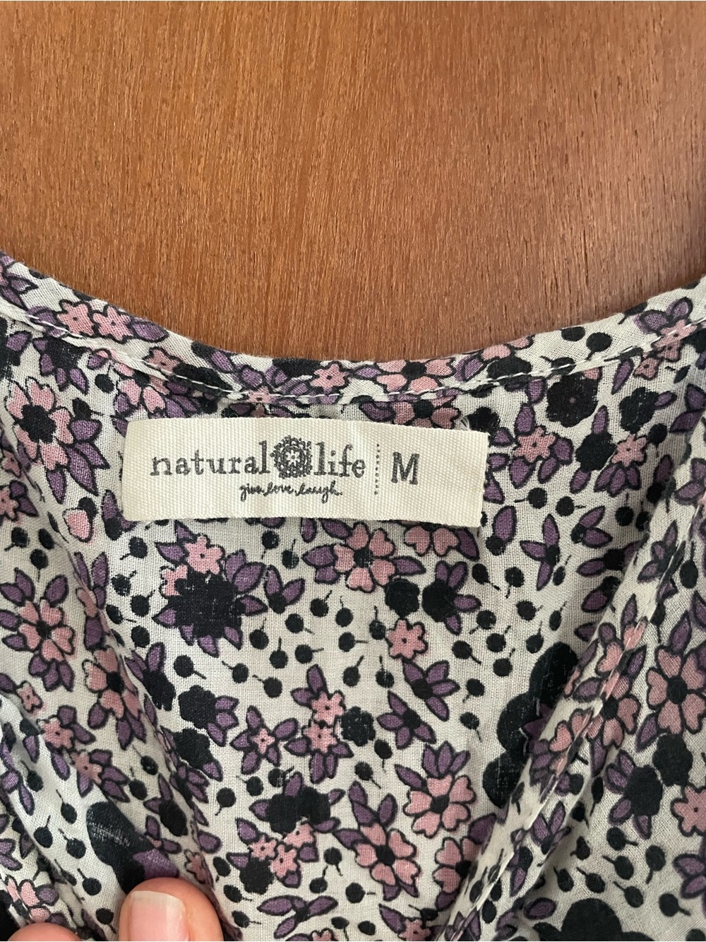 NATURAL LIFE Black, Pink Purple Floral Tiered Maxi Dress - Picture 2 of 4